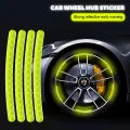 - Wheel center Reflective Sticker Stripe | FG 20Pcs Car Wheel Hub Sticker High Reflective Stripes Tape For Bike Motorcycle Personality Decorative Accessories