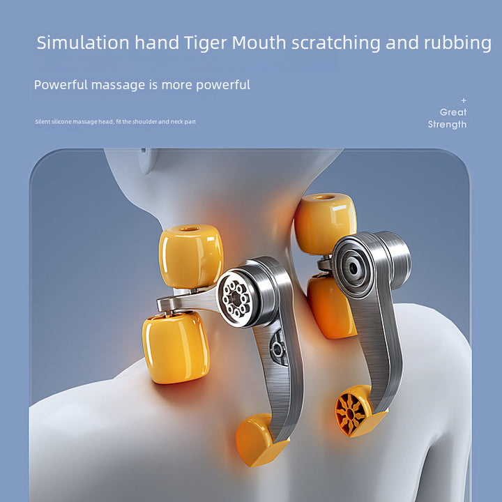 Cross-border Cervical Neck And Neck Imitation Hand Kneading Home Massage Shawl Trapezius Massage Device Shoulder Neck Protection Device