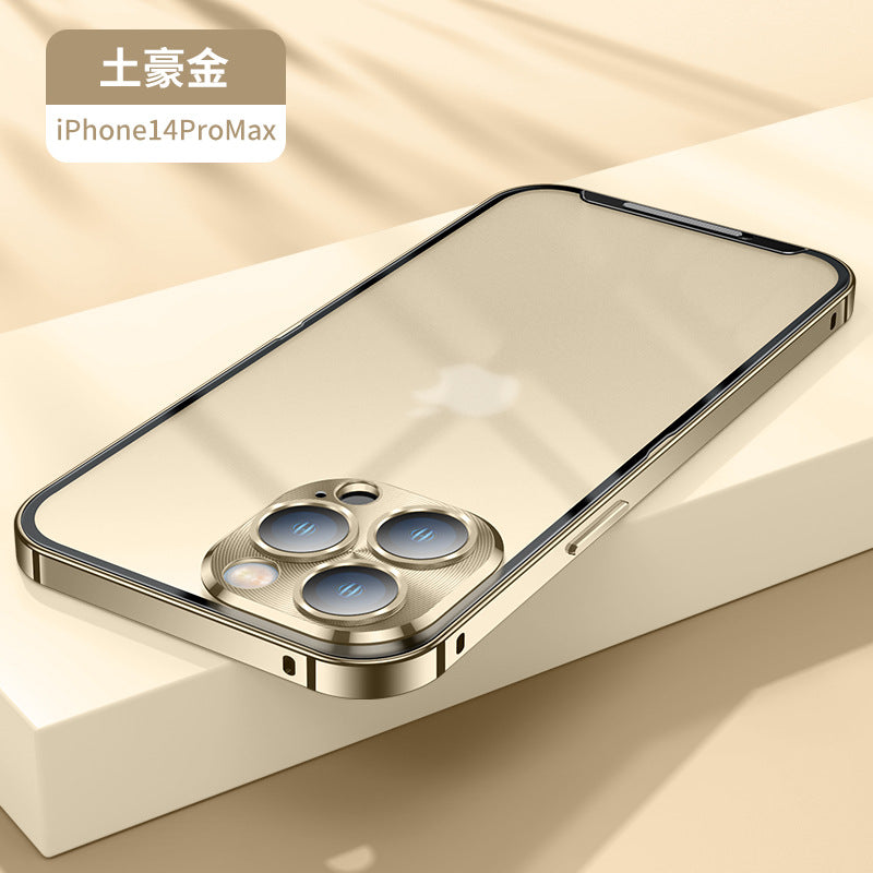 IPhone 14Plus Lens Protection IPhone 14ProMax Metal Mobile Phone Case