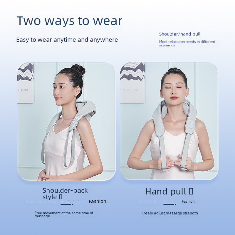 Cross-border Cervical Neck And Neck Imitation Hand Kneading Home Massage Shawl Trapezius Massage Device Shoulder Neck Protection Device